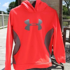Neon orange Under Armor Sweatshirt